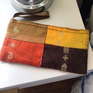Boho Silk Wristlet